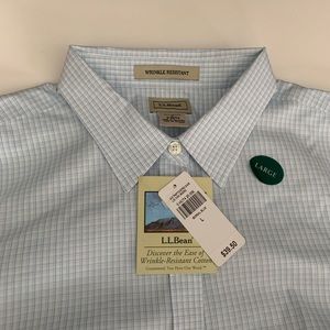 NWT- Women’s LLBean Wrinkle Resistant Button Shirt